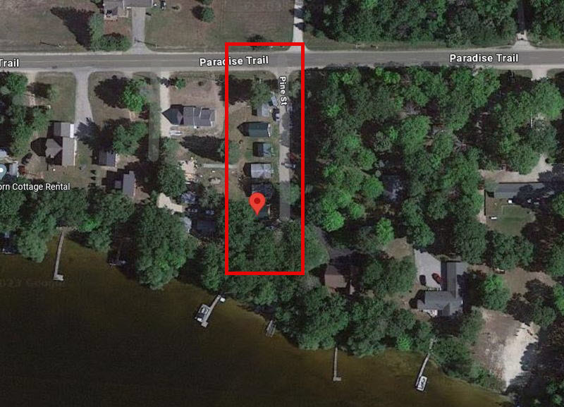 Pines of Paradise (Lake View Motor Court) - Aerial Map (newer photo)